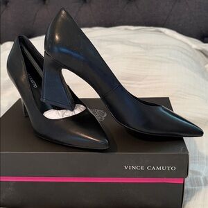 Vince Camuto Sleek Black Heels